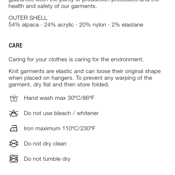 Zara long blue alpaca blend coat limited edition 💙 - Picture 8 of 8